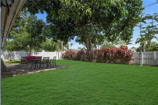 4721 W Park Rd, Hollywood, FL 33021 - fenced backyard with a patio