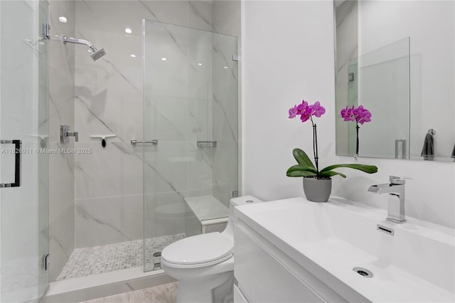 7970 SW 26th St, Miami, FL 33155 - full bath featuring vanity and a marble finish shower