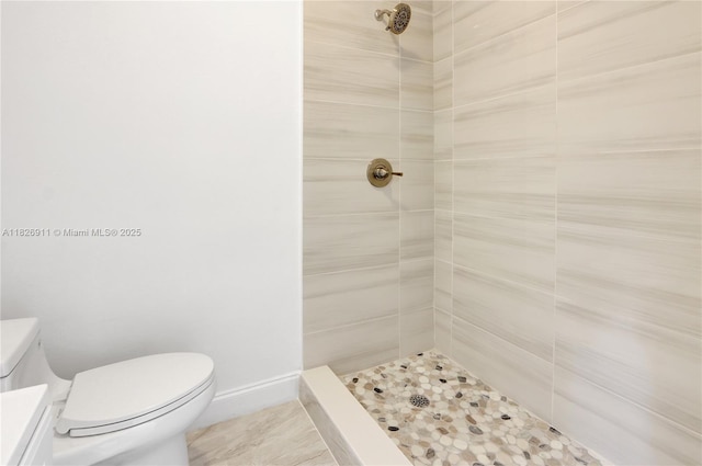 7970 SW 26th St, Miami, FL 33155 - bathroom featuring a tile shower and vanity