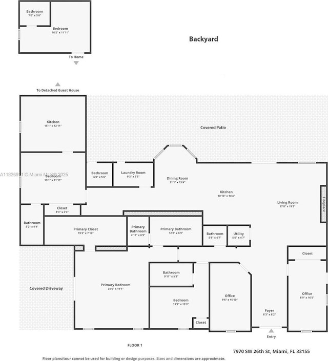 7970 SW 26th St, Miami, FL 33155 - view of room layout