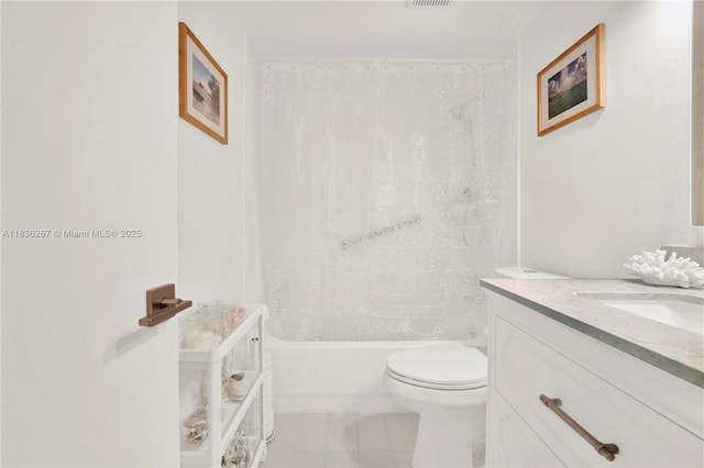 6886 N Kendall Dr Unit D102, Pinecrest, FL 33156 - full bath with vanity, tile patterned flooring, and shower / bath combination with curtain