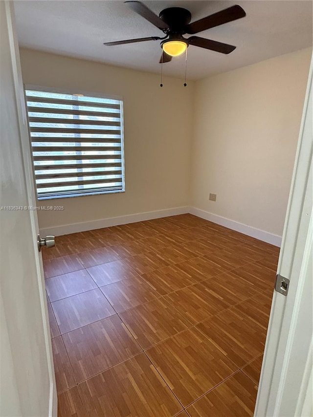 1061 NW 128th Ave, Miami, FL 33182 - empty room featuring ceiling fan and wood finished floors