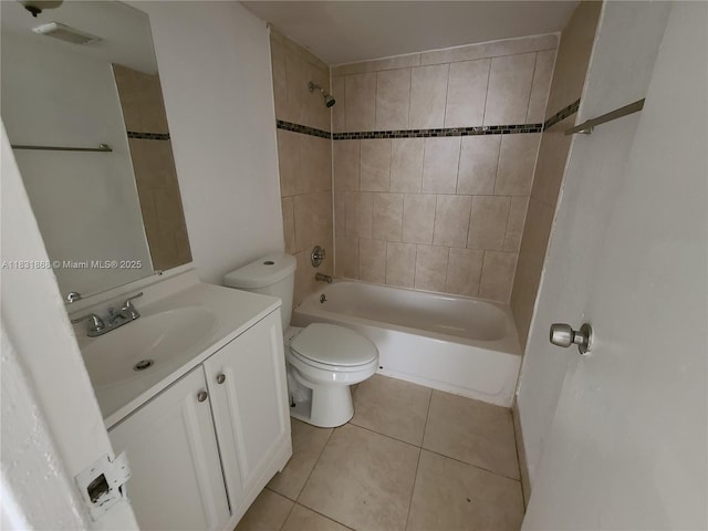 1750 NW 55th Ave Unit 103, Lauderhill, FL 33313 - full bathroom featuring vanity, shower / tub combination, and tile patterned flooring