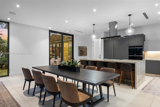 8875 SW 61st Ct, Pinecrest, FL 33156 - dining area with recessed lighting