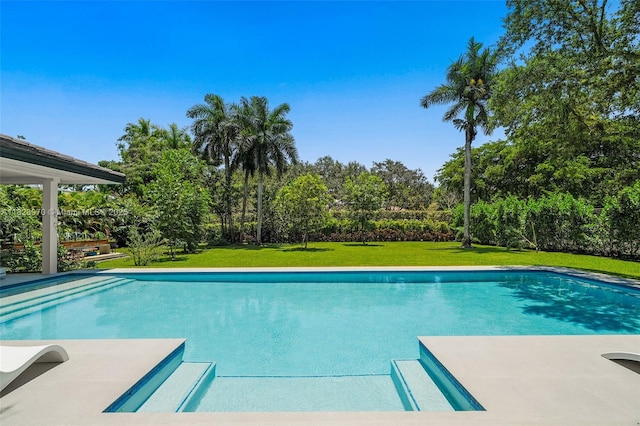 8875 SW 61st Ct, Pinecrest, FL 33156 - swimming pool featuring a lawn