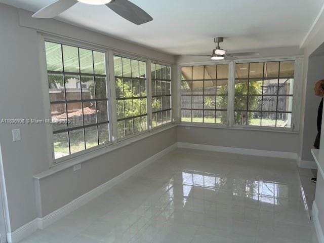 917 SE 15th Ct, Deerfield Beach, FL 33441 - unfurnished sunroom featuring healthy amount of natural light