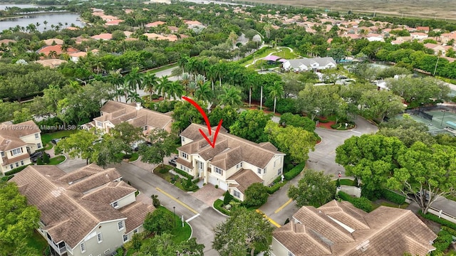 12442 NW 10th Ct Unit C-14, Coral Springs, FL 33071 - aerial perspective of suburban area featuring a nearby body of water