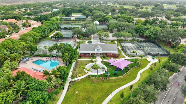 12442 NW 10th Ct Unit C-14, Coral Springs, FL 33071 - drone / aerial view of a pool