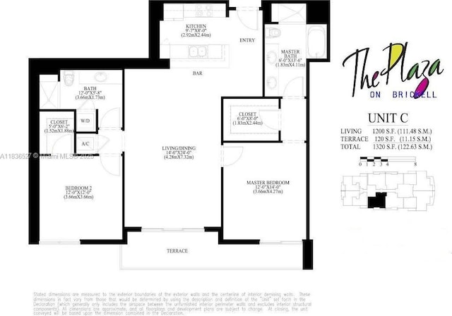 951 Brickell Ave Unit 2405, Miami, FL 33131 - view of floor plan / room layout