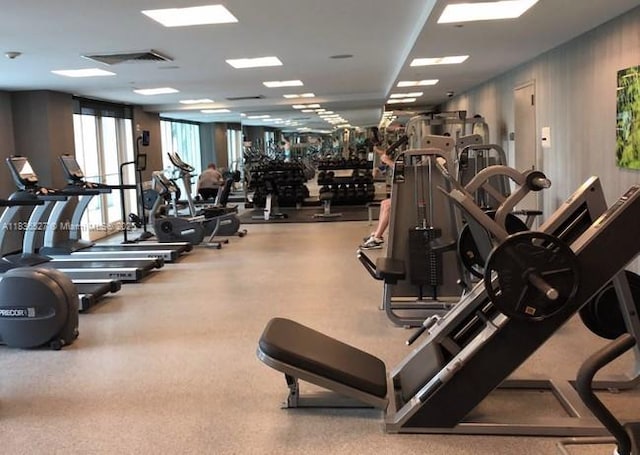 951 Brickell Ave Unit 2405, Miami, FL 33131 - view of workout area