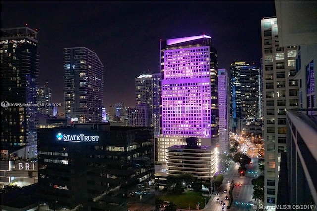 951 Brickell Ave Unit 2405, Miami, FL 33131 - city view featuring a view of city lights
