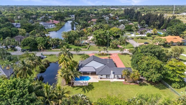 11965 SW 15th Ct, Davie, FL 33325 - aerial view of residential area with a nearby body of water