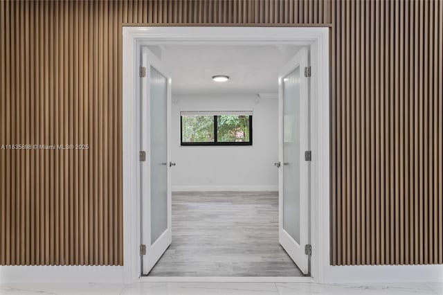 11965 SW 15th Ct, Davie, FL 33325 - hall with wood finished floors and baseboards
