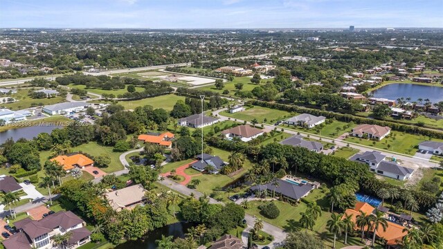 11965 SW 15th Ct, Davie, FL 33325 - aerial view of property's location with a nearby body of water and nearby suburban area