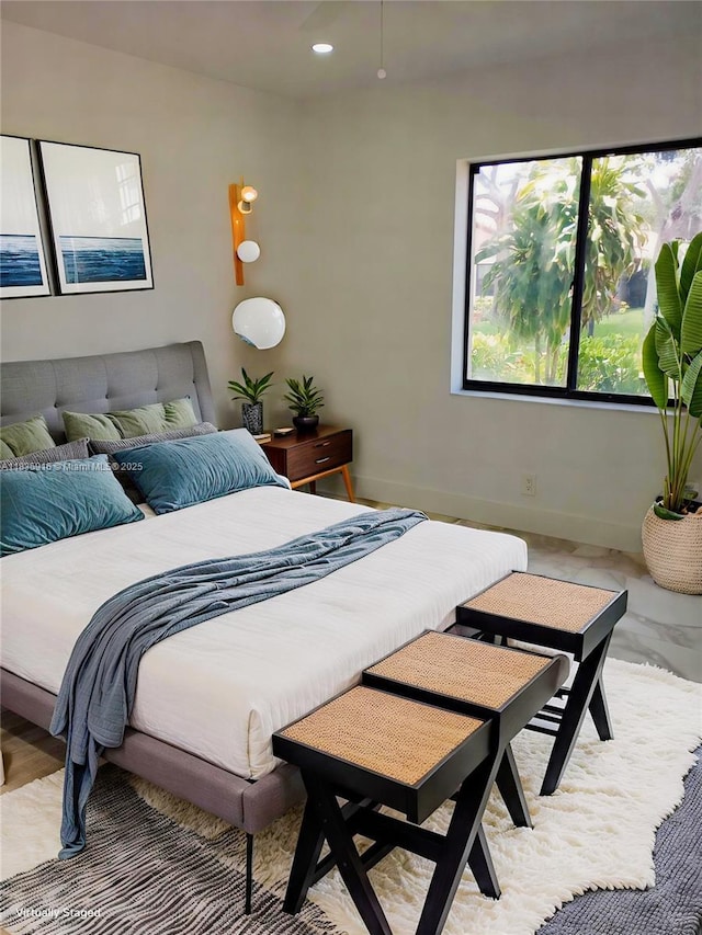6128 N Kings Gate Cir, Delray Beach, FL 33484 - bedroom with baseboards and recessed lighting