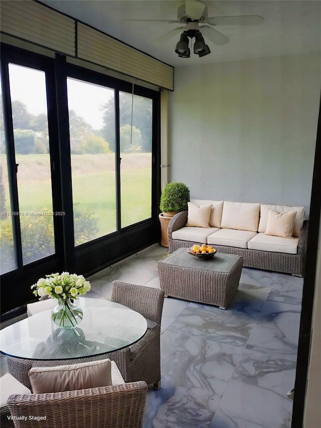 6128 N Kings Gate Cir, Delray Beach, FL 33484 - view of sunroom / solarium