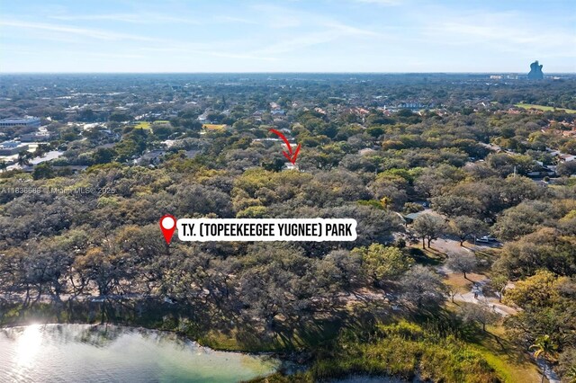 3300 Atlanta St, Hollywood, FL 33021 - drone / aerial view of a nearby body of water and a forest