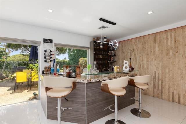 5712 White Hickory Cir, Tamarac, FL 33319 - indoor dry bar with tile patterned floors