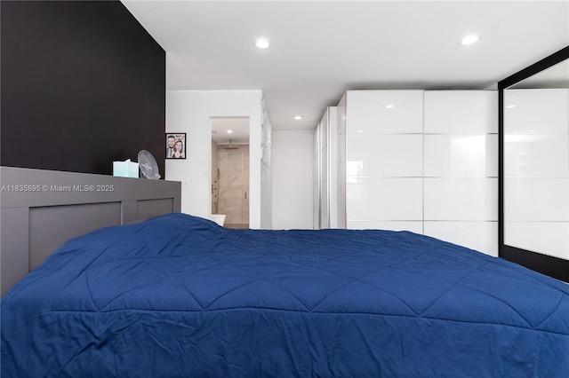 5712 White Hickory Cir, Tamarac, FL 33319 - bedroom with recessed lighting and ensuite bathroom