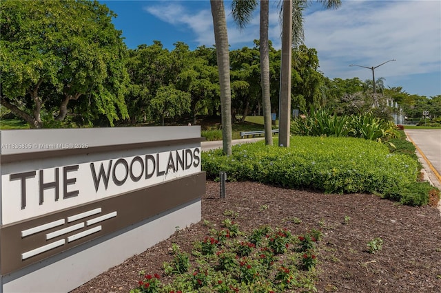 5712 White Hickory Cir, Tamarac, FL 33319 - community sign featuring view of wooded area