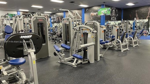 628 Turtle Run, Weston, FL 33326 - view of gym