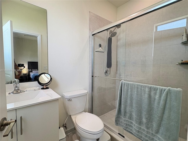 3482 114th Ter, Hialeah, FL 33018 - bathroom with ensuite bath, vanity, and a shower stall