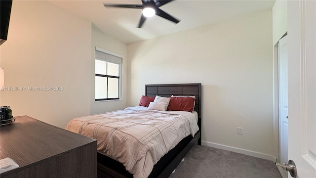 3482 114th Ter, Hialeah, FL 33018 - bedroom with carpet flooring and a ceiling fan