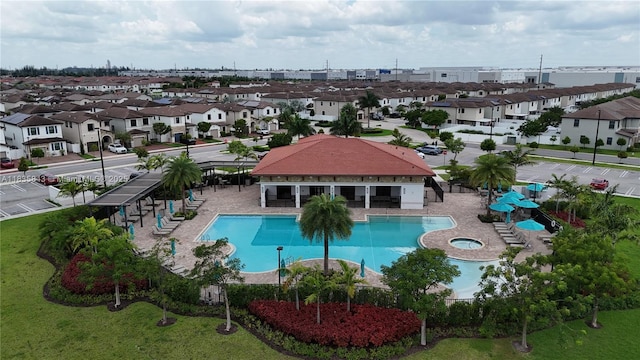 3482 114th Ter, Hialeah, FL 33018 - community pool with a residential view