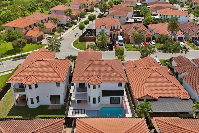 1007 NW 99th Ct, Miami, FL 33172 - aerial view of residential area with a pool area