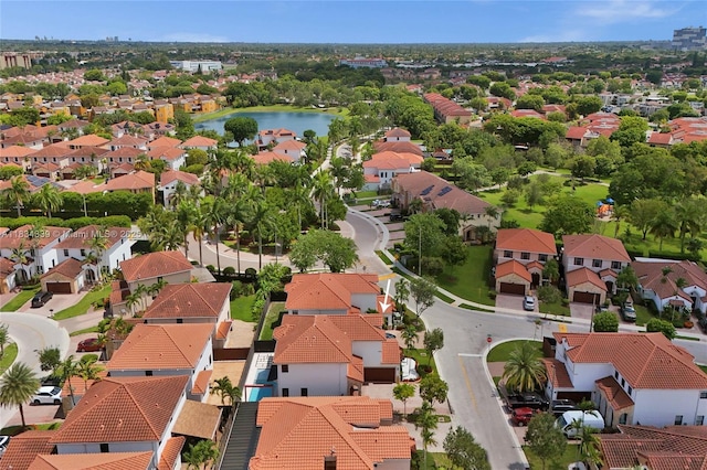 1007 NW 99th Ct, Miami, FL 33172 - aerial perspective of suburban area featuring a nearby body of water