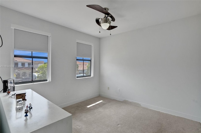 1007 NW 99th Ct, Miami, FL 33172 - unfurnished office with ceiling fan and carpet floors