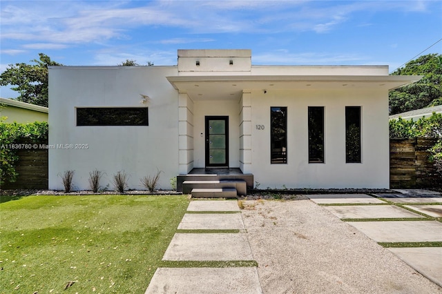 120 NW 41st St, Miami, FL 33127 - modern home featuring stucco siding