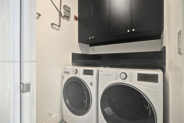 120 NW 41st St, Miami, FL 33127 - washroom with independent washer and dryer and cabinet space