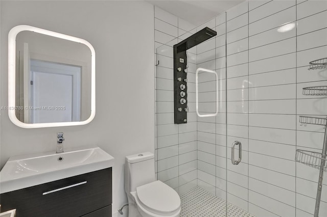 120 NW 41st St, Miami, FL 33127 - bathroom featuring a shower stall and vanity
