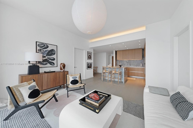 500 Alton Rd Unit 4004, Miami Beach, FL 33139 - living area featuring recessed lighting