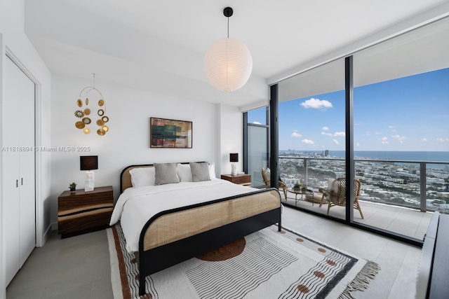 500 Alton Rd Unit 4004, Miami Beach, FL 33139 - bedroom with expansive windows