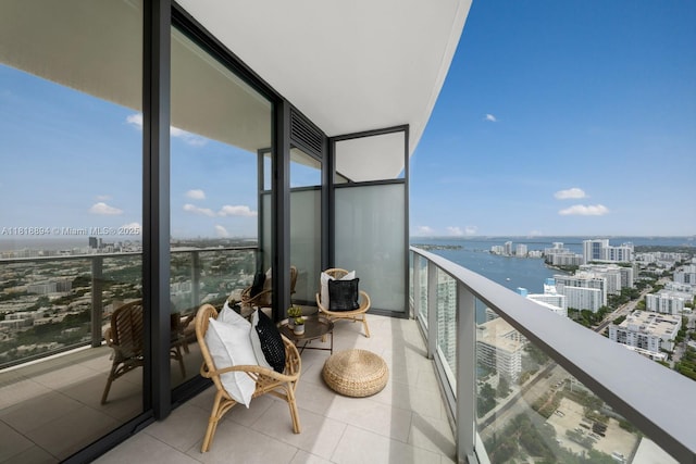 500 Alton Rd Unit 4004, Miami Beach, FL 33139 - balcony with a city view and a water view