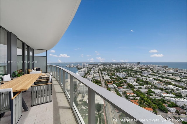 500 Alton Rd Unit 4004, Miami Beach, FL 33139 - balcony with a view of city and a water view