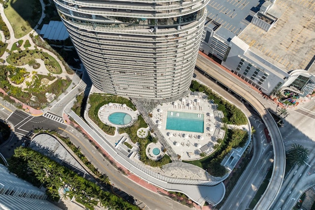 500 Alton Rd Unit 4004, Miami Beach, FL 33139 - aerial view of a pool area