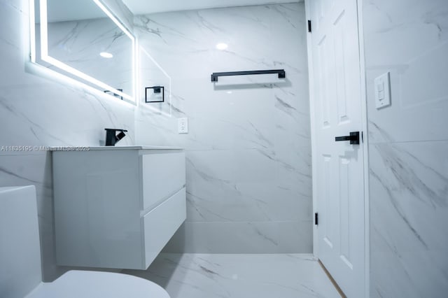 2780 N Pine Island Rd Unit 211, Sunrise, FL 33322 - bathroom with vanity and marble finish flooring