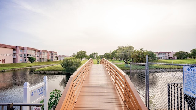 2780 N Pine Island Rd Unit 211, Sunrise, FL 33322 - dock area featuring a water view