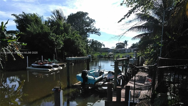 170 NE Dominican Ter, Port St Lucie, FL 34983 - dock area featuring a water view