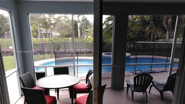 170 NE Dominican Ter, Port St Lucie, FL 34983 - view of pool featuring a pool with connected hot tub