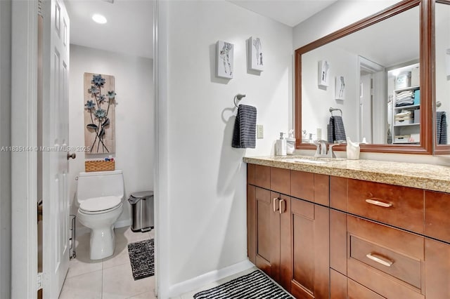 1532 Whitehall Dr Unit 202, Davie, FL 33324 - bathroom with vanity and tile patterned floors