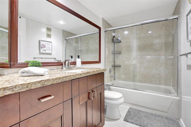 1532 Whitehall Dr Unit 202, Davie, FL 33324 - full bath with vanity, tile patterned flooring, and combined bath / shower with glass door