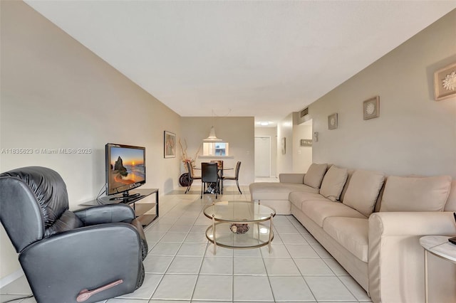 4805 NW 35th St Unit 603, Lauderdale Lakes, FL 33319 - living area with light tile patterned flooring