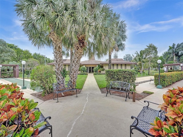 4805 NW 35th St Unit 603, Lauderdale Lakes, FL 33319 - view of home's community featuring shuffleboard