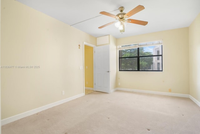 10332 Sunrise Lakes Blvd Unit 206, Sunrise, FL 33322 - empty room with light carpet and a ceiling fan
