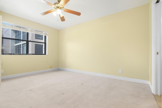 10332 Sunrise Lakes Blvd Unit 206, Sunrise, FL 33322 - spare room with carpet flooring and ceiling fan