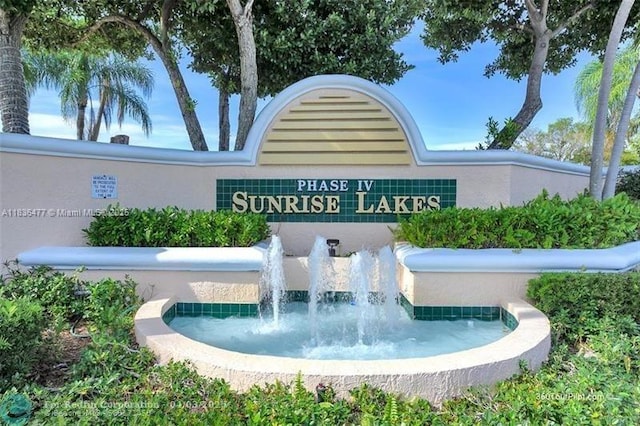 10332 Sunrise Lakes Blvd Unit 206, Sunrise, FL 33322 - view of community sign